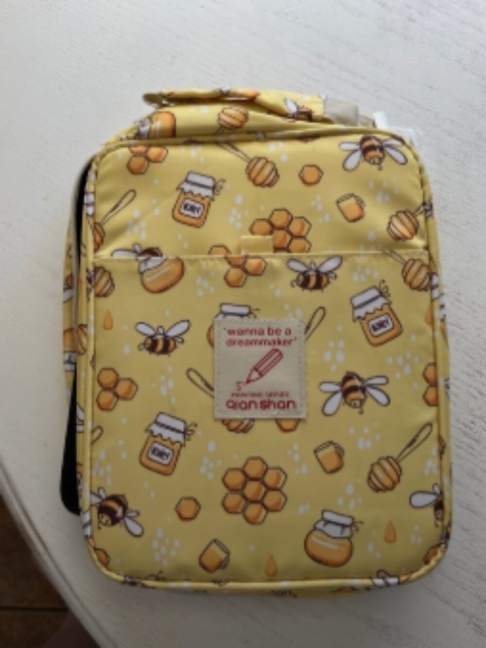 Qianshan Wanna Be A Dreammaker Bee Art Storage Bag